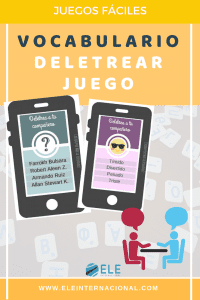 Ideas para trabajar vocabulario en clase de español. Deletrear, actividades para trabajar el abecedario en clase de español. #profedeele #materialesparaclase