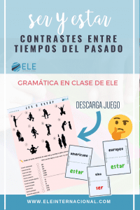 Juegos gramaticales para clase de español. Gramática en clase de ELE. Juego de mesa.