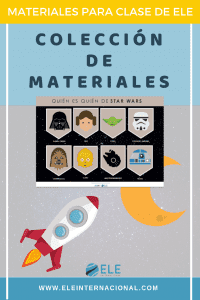 Materiales de Star Wars para tus clases de ELE. Juegos, marcapáginas y mucho más para divertir en el aula con los personajes más famosos de la galaxia. #spanishteacher #juegos #starwars