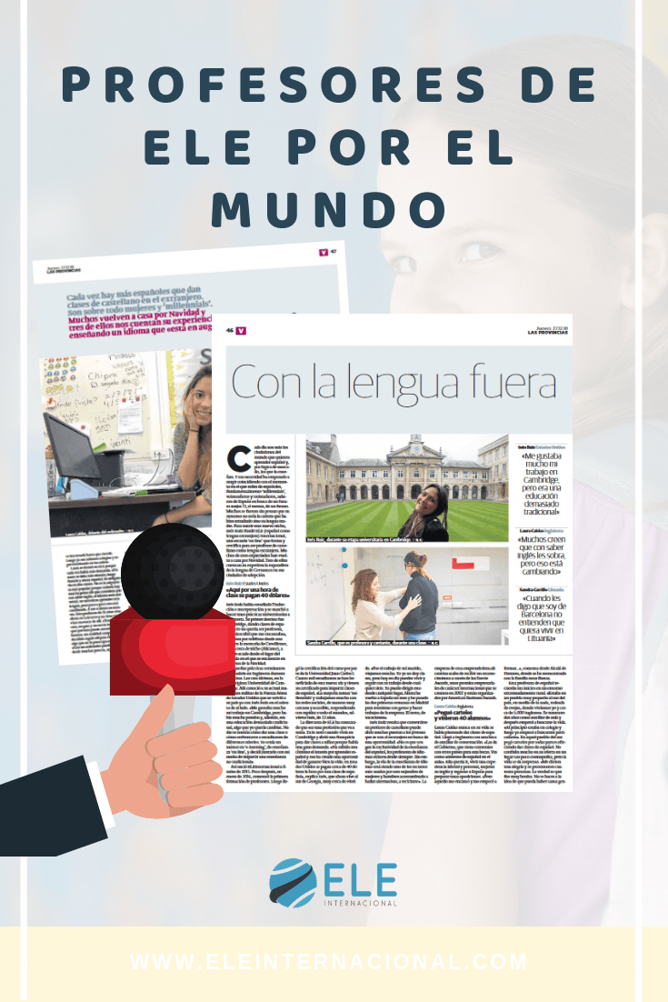Ser profe de ELE en el extranjero. Enseñar español por el mundo. #spanishteacher 
