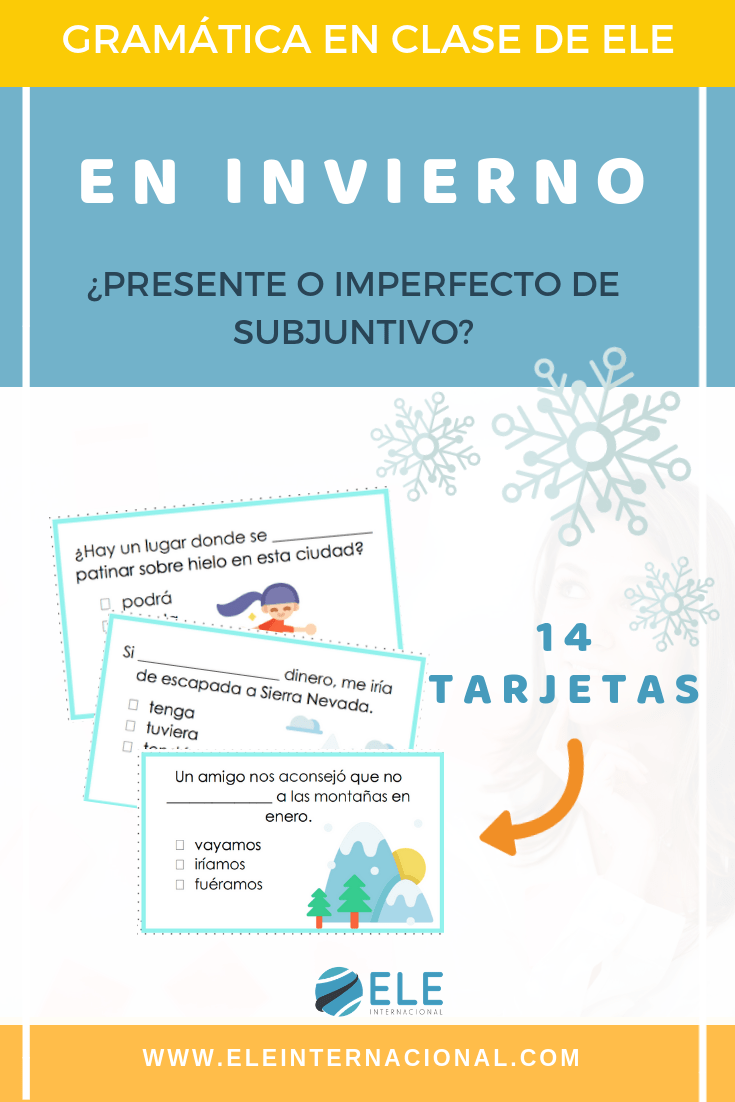 Actividades para trabajar tiempos verbales en clase de español. Ideas para trabajar en clase de español. Tarjetas y actividades descargables para clase de ELE. #spanishteacher #profedeele