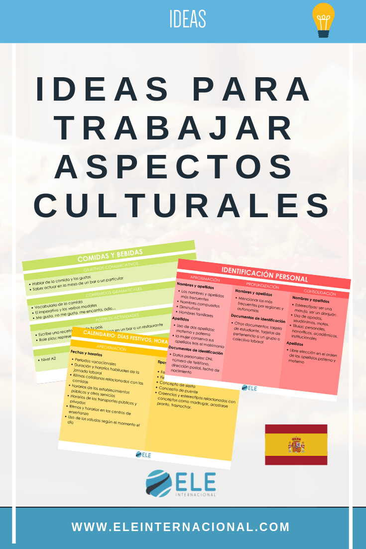 Ideas para trabajar actividades culturales en clase de ELE. #spanishlesson #profedeele #clasedeespañol