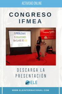 Ideas para tus clases. Seminario AULA IFEMA. #profedeELE #Spanishteacher