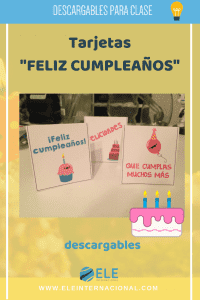 TARJETAS de cumpleaños para imprimir. Cumpleaños en clase. Regalos para alumnos. #claustrodeig