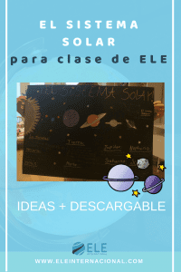 El sistema solar. Descargables para saber más sobre las planetas en español. #infografías #claseele