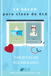 Tarjetas de vocabulario sobre salud. MFL Spanish vocabulary, #spanishlesson #profedeele