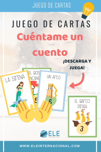 Actividad para contar cuentos. Juego para mejorar la imaginación y destreza oral. #profedeele #spanishteacher