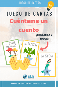 Actividad para contar cuentos. Juego para mejorar la imaginación y destreza oral. #profedeele #spanishteacher
