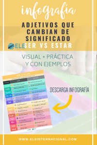 Adjetivos que cambian de significado con el verbo ser y estar