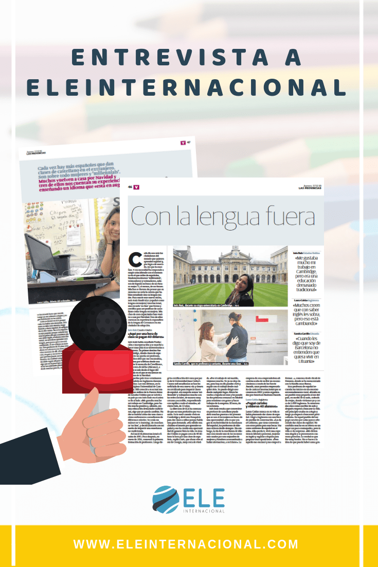 Ser profe de ELE en el extranjero. Enseñar español por el mundo. #spanishteacher 