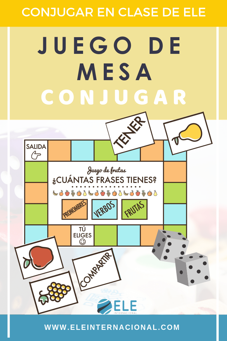 Juego de mesa para conjugar en clase de español. #profedeele #spanishteacher #teachmorespanish