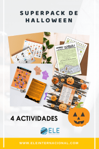Pack para trabajar Halloween. Actividades parar Halloween.