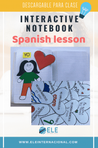 Cuadernos interactivos en clase de español. interactive books Spanish lesson. Spanish for kids. #spanishlesson #spanishforkids 