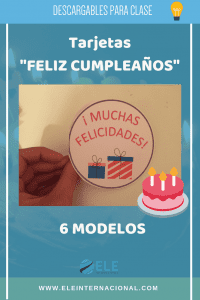 TARJETAS de cumpleaños para imprimir. Cumpleaños en clase. Regalos para alumnos. #claustrodeig