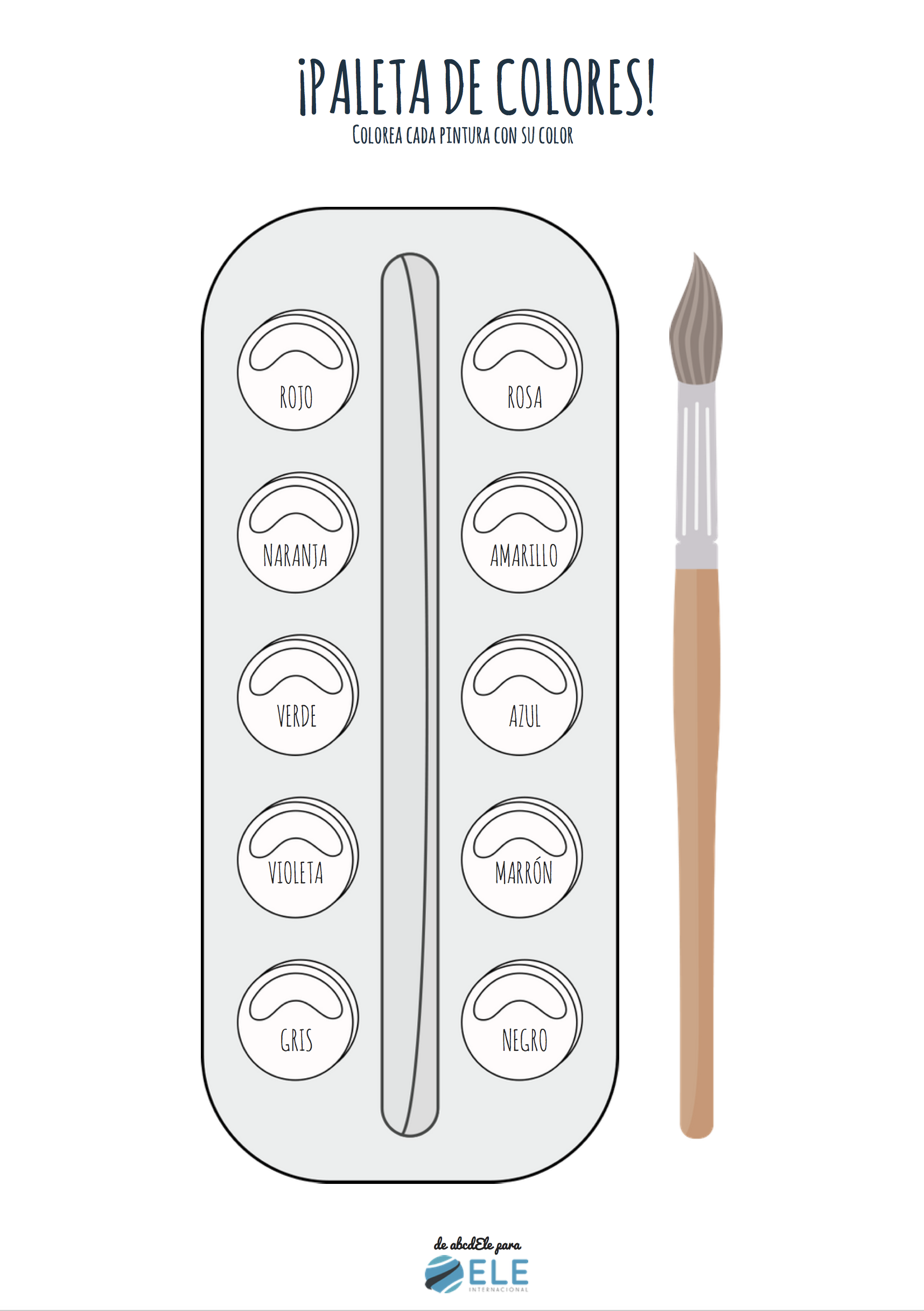 Los colores en español Colours in Spanish Colors in SPanish Spanish for kids. Español para niños fichas #spanishteacher #profedeele