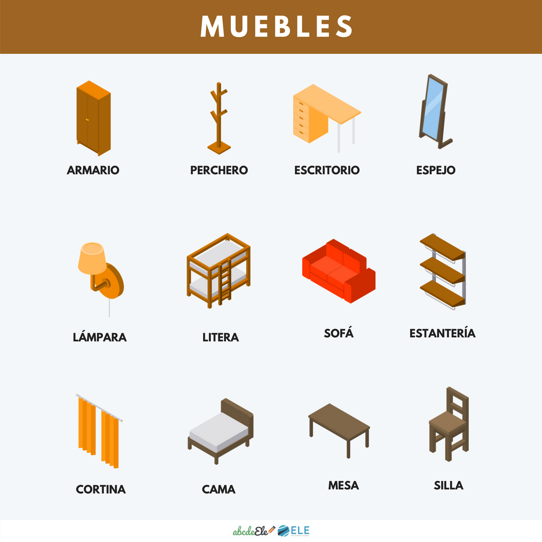 Pósteres vocabulario clase de ELE. Vocabulario muebles ELE. Spanish furniture vocabulary. #spanishteacher #profedeele Pósteres vocabulario clase de ELE. Vocabulario muebles ELE. Spanish furniture vocabulary. #spanishteacher #profedeele