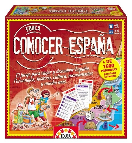 CONOCER ESPAÑA Gamificar en clase de idiomas. Juegos de mesa Clase de ELE. 