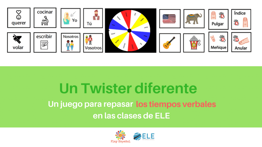 Finger twister Ideas creativas y divertidas para clase de ELE. Juegos de mesa en clase de idiomas. Descargables para clase de español. #spanishteacher #profedeele