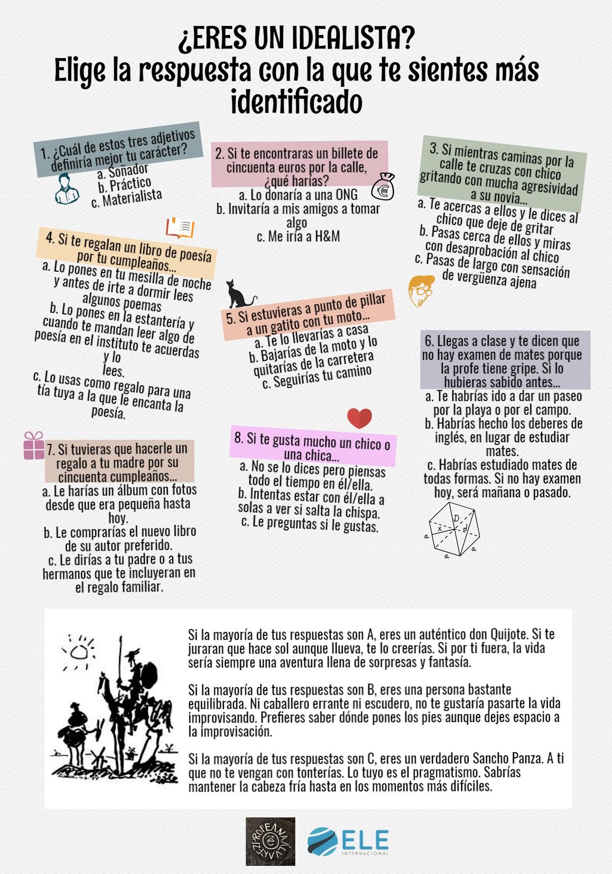 Uso de cuestionarios y test en clase de ELE