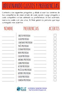 Encuentra a alguien que... Juego para hablar y conocer mejor al grupo en clase de idiomas. Perfecto para los primeros días. #vueltaalcole #clasedeespañol