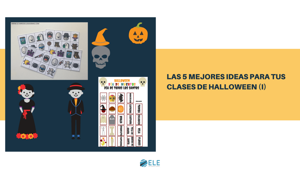 Actividades para trabajar halloween en clase. Actividades para trabajar el día de los muertos. #Profedeele #spanishteacher #teachspanish