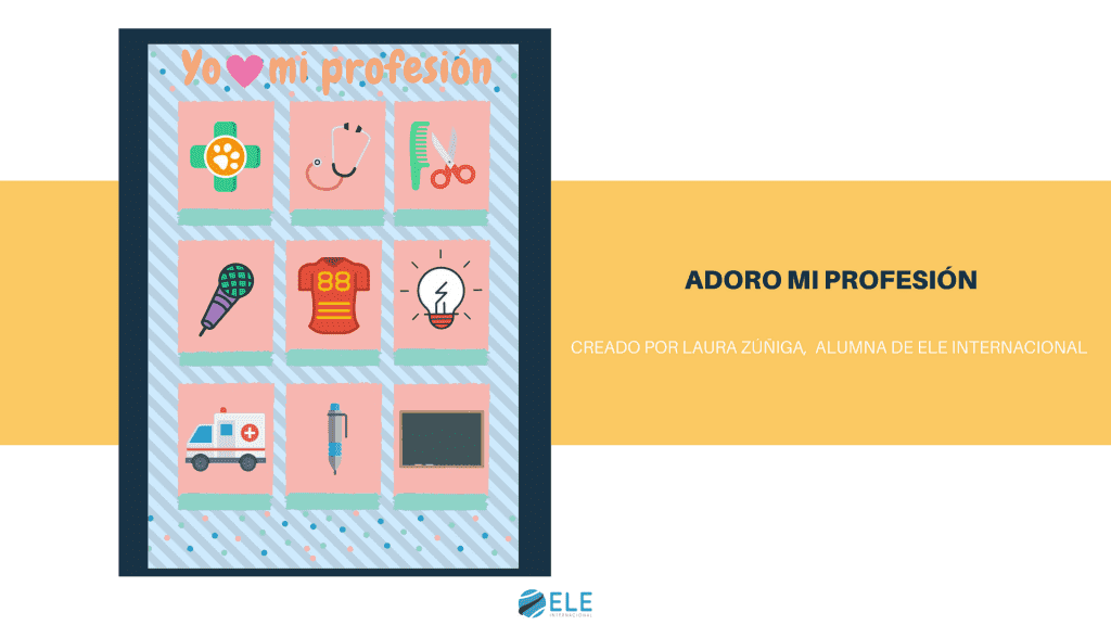 Ficha para hablar sobre la profesión preferida por tus alumnos. #activity #spanishteacher