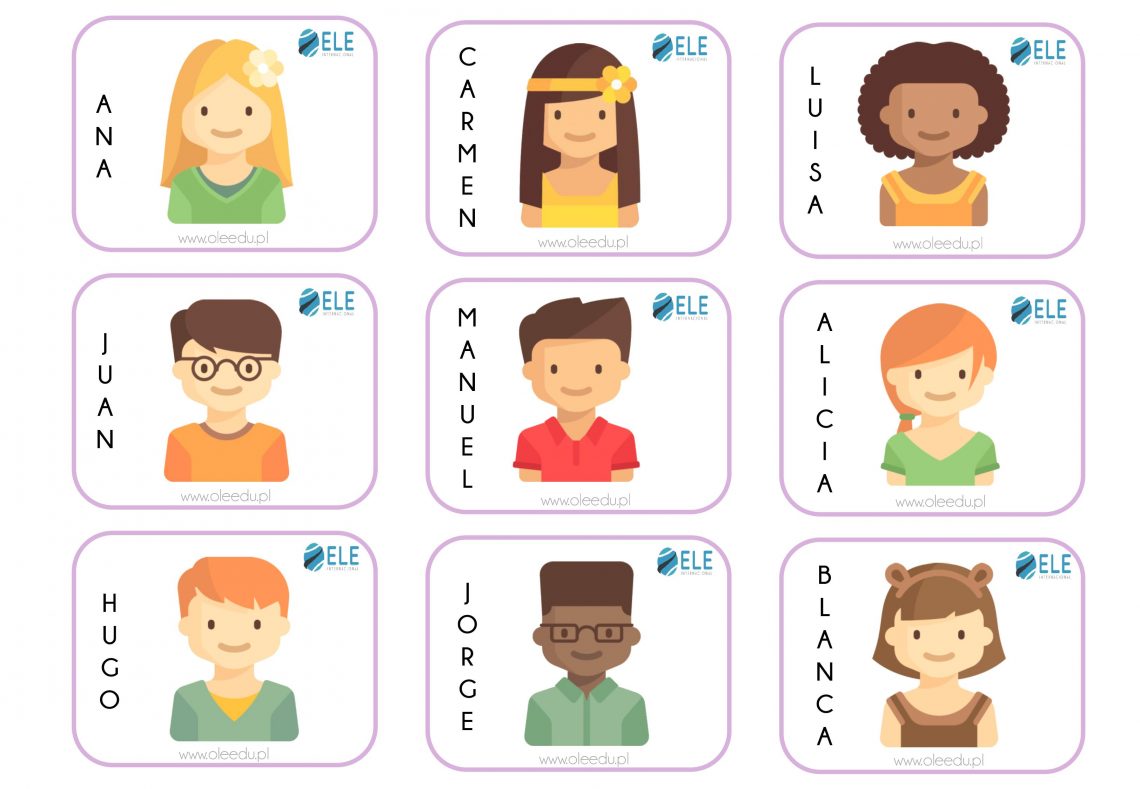 Juegos para practicar descripciones físicas. Cartas para aprender a describir en clase de ELE. #spanishteacher #profedeele