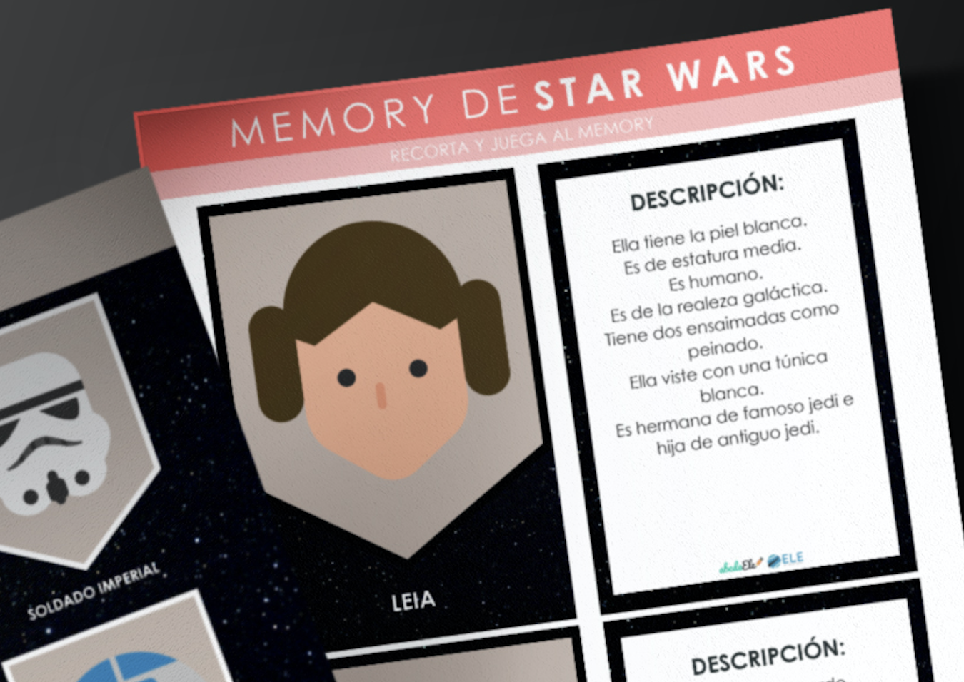 Materiales de Star Wars para tus clases de ELE. Juegos, marcapáginas y mucho más para divertir en el aula con los personajes más famosos de la galaxia. #spanishteacher #juegos #starwars