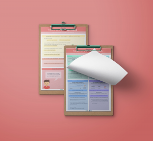 Infografía sobre los contrastes en tiempos de pasado