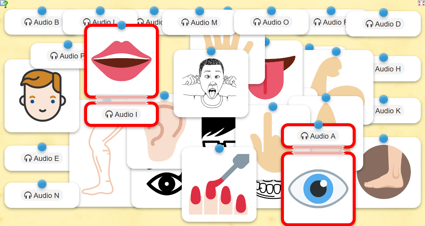 Las partes del cuerpo actividad online gratuita para clase de ELE. Ideas para clase de español. 
