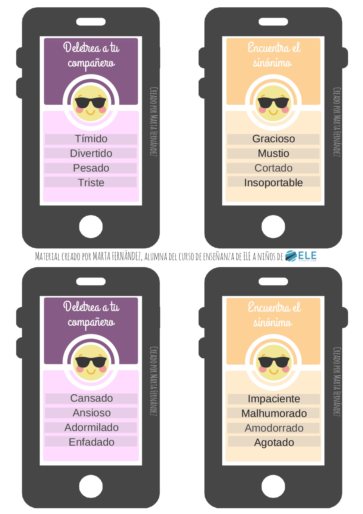 Ideas para trabajar vocabulario en clase de español. Deletrear, actividades para trabajar el abecedario en clase de español. #profedeele #materialesparaclase