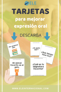Juego para hablar en clase de ELE. Actividades para mejorar la expresión oral. #spanishteacher