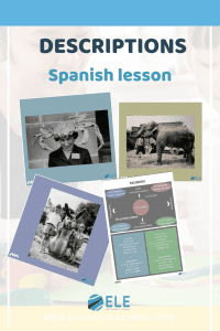Juegos para describir en clase de ELE. #profedeELE #spanishteacher #teachmoreSpanish Juegos para describir en clase de español