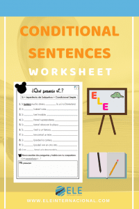 Oraciones condicionales clase de ELE Spanish grammar GCSE MLF SPANISH. Ideas to work grammar in Spanish lesson