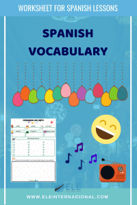 Planear una fiesta en clase de ELE para conocer las destrezas de los alumnos. Una ficha multinivel útil para practicar español. #activity #spanishteacher
