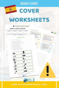 Fichas para trabajar en clase de ELE. Fichas de emergencia para clase de español. #materialesparaclase #profedeele #spanishteacher