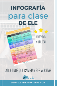 Adjetivos que cambian de significado con el verbo ser y estar