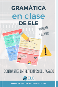 Infografía sobre los contrastes en tiempos de pasado