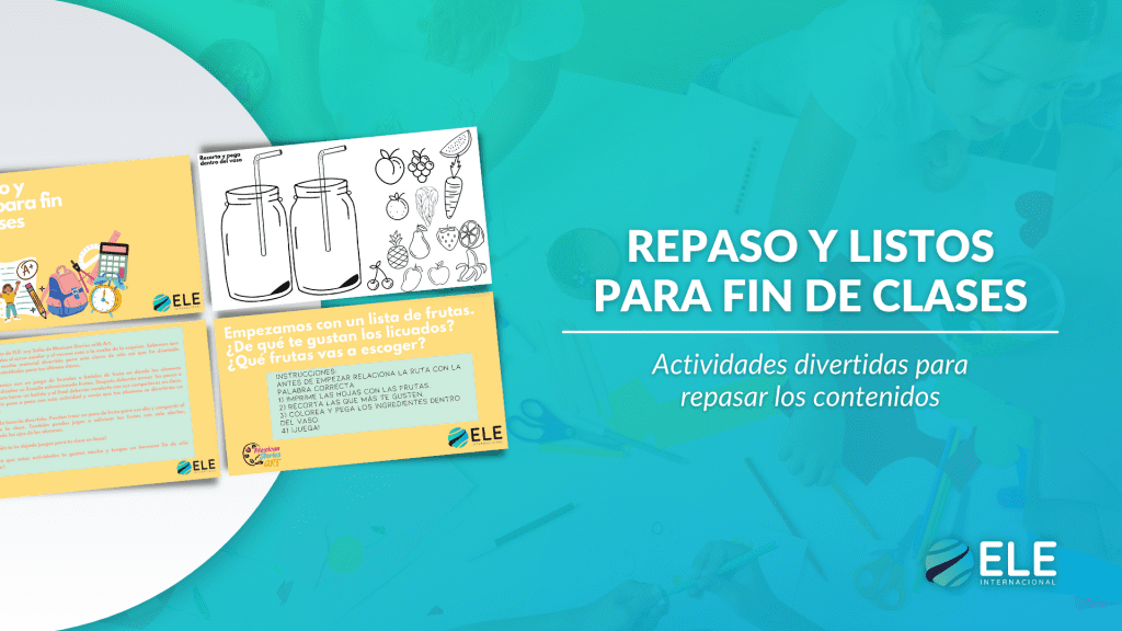 Actividades para los últimos días de clases