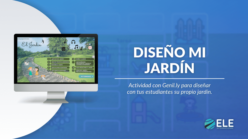 Actividad de Genially sobre vocabulario de jardín para clases de ele