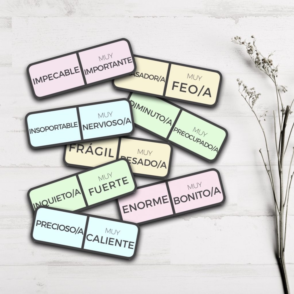 Dominó para mejorar el vocabulario en clase de ELE