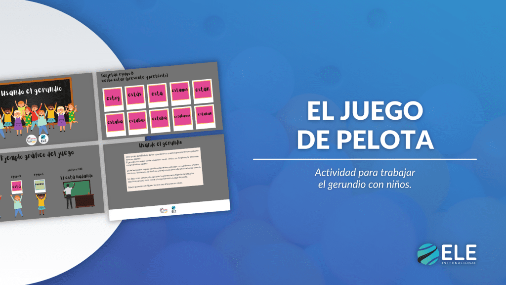 Formación del gerundio ejercicios ele