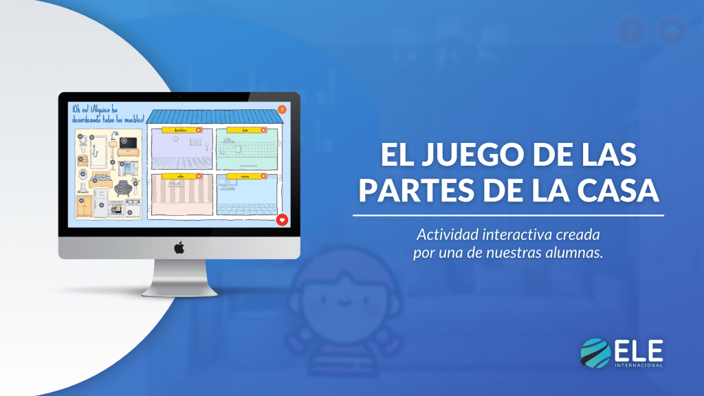 Actividad sobre vocabulario de las partes de la casa ele
