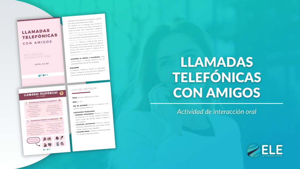 actividad de expresión oral ELE A2