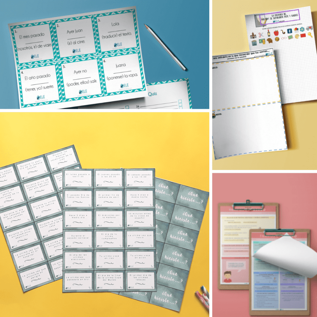 Pack de actividades para trabajar el indefinido