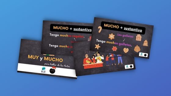 Actividad sobre muy y mucho en español