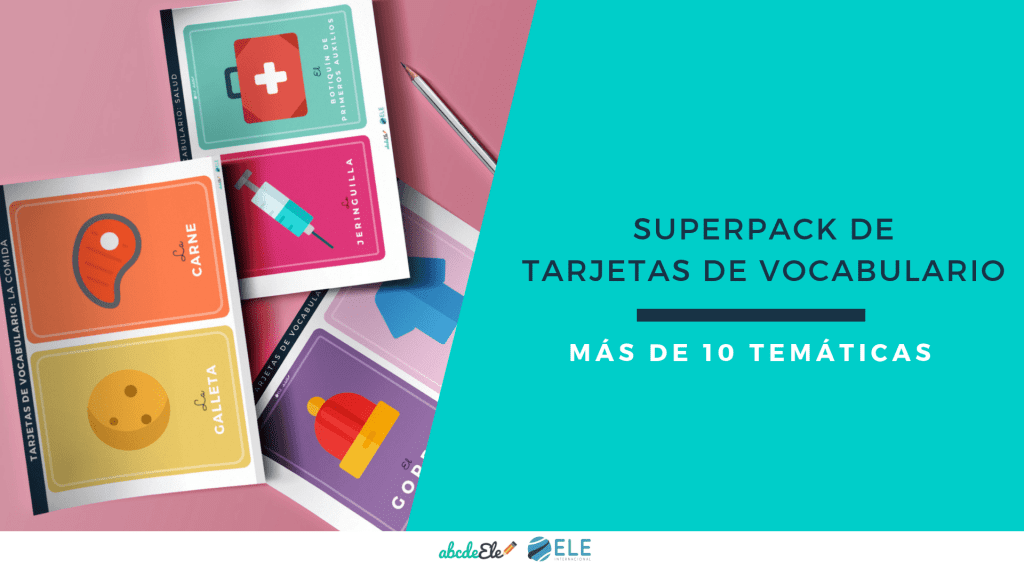 Pack con tarjetas de vocabulario