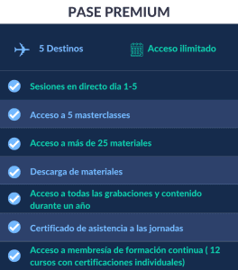Pase premium IV Jornadas