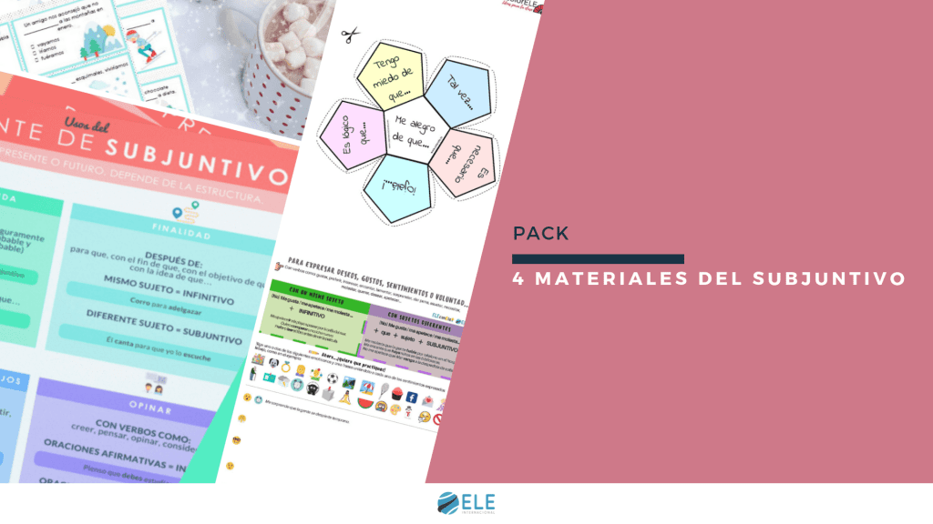 Pack 4 materiales del subjuntivo