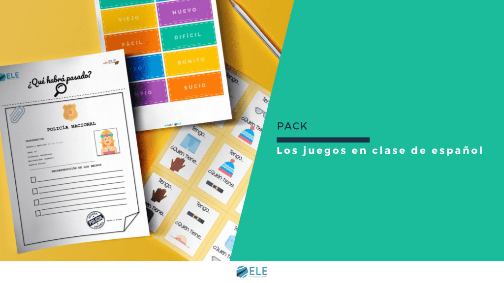 PACK DE JUEGOS PARA CLASE DE EPAÑOL. GAMIFICAR EN CLASE DE IDIOMAS. JUEGOS CLASE DE ELE. #SPANISHTEACHER #PROFEDEELE #RECURSOSEDUCATIVOS